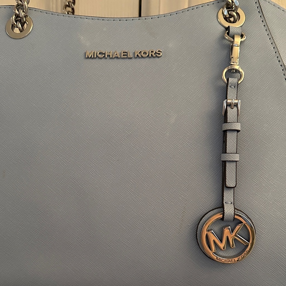 Michael Kors Sky Blue Shoulder Bag - Picture 2 of 13